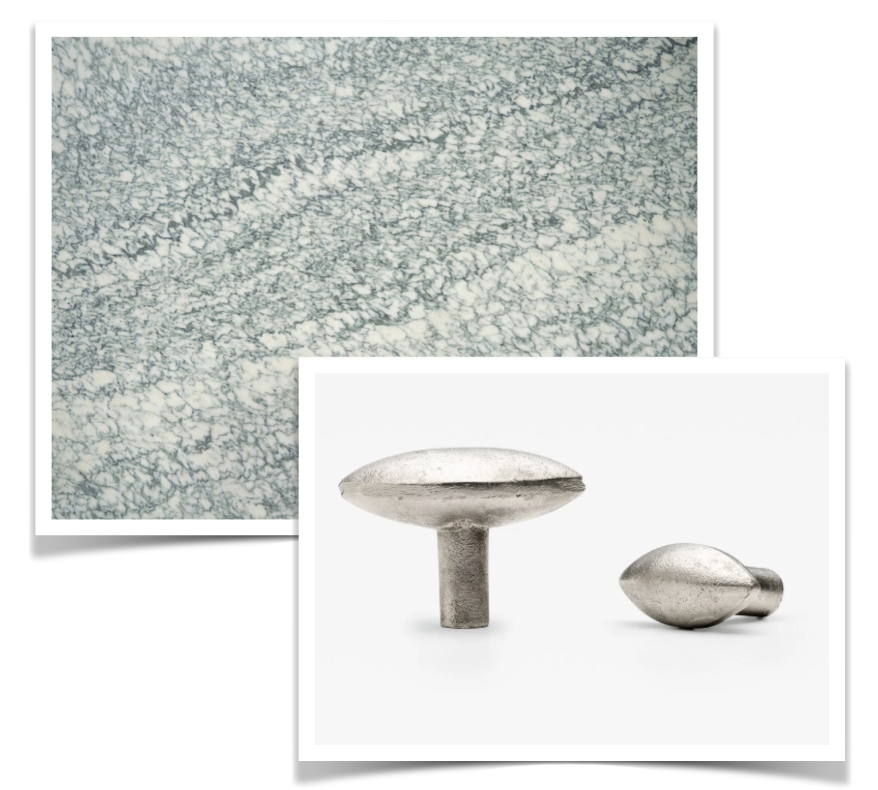Materials and finishes board shown in full